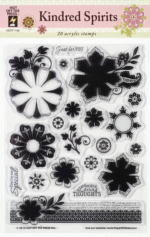 HOTP KINDRED SPIRITS 1140 Rubber Stamps Unmounted