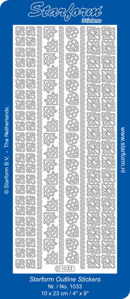 Starform BLACK GOLD 1033 BORDERS & CORNERS Peel Stickers