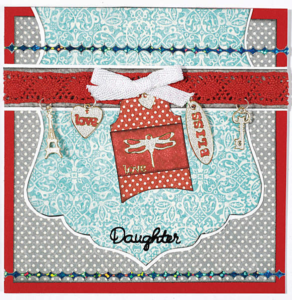 HOTP Dazzles GOLD PEARL CHARMS 2474 Outline Stickers