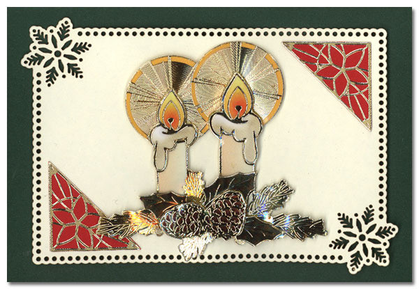 DD7094 Borders and Corners SILVER Peel Stickers One 9x4 Sheet