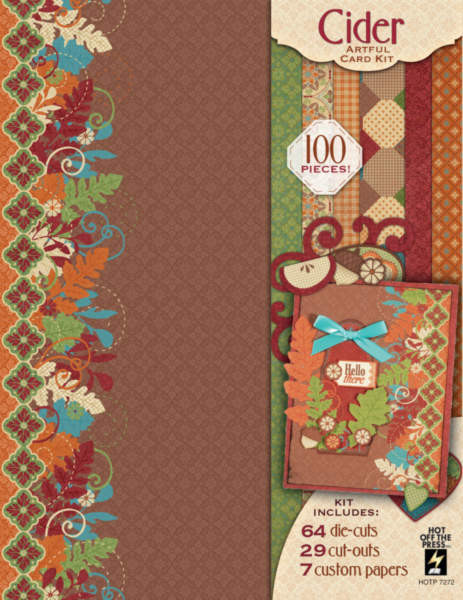 Live Stream Cider Artful Card Kit - Autumn Colors - Use Your Stash Class  NOW JUST $5.00!
