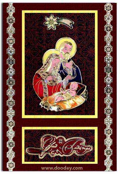 TEXT LABELS Silver MD352707 GLAD TIDINGS AND MERRY CHRISTMAS Peel Stickers Labels One 9x4 Sheet