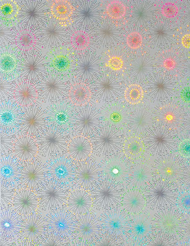 FIreworks Holographic Silver 4 sheets 8.5x11 Cardstock STUNNING!