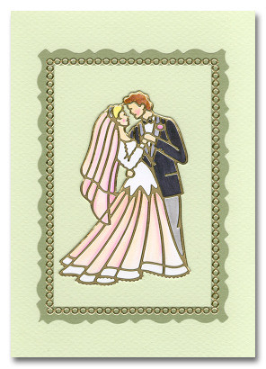 Starform Silver WEDDING 935 Peel Stickers OUTLINE