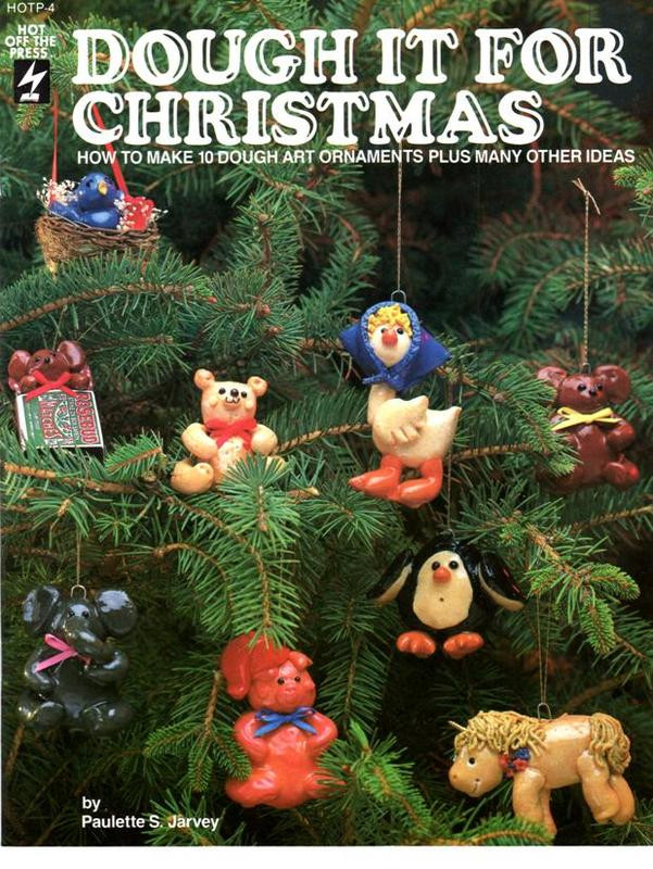 HOTP Dough It For Christmas Clay Dough Polymer Sculpey NEW OOP Book Art Ornaments