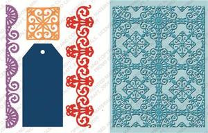 Cuttlebug A2 Ornamental Iron Die/Emboss Combo