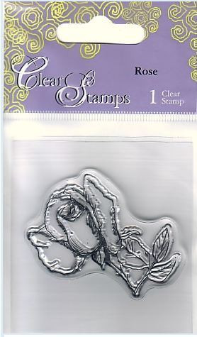 Clear Stamp ROSE  Acrylic UNMOUNTED STP10514