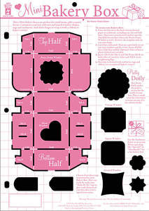 HOTP Template 7381 Mini Bakery Box