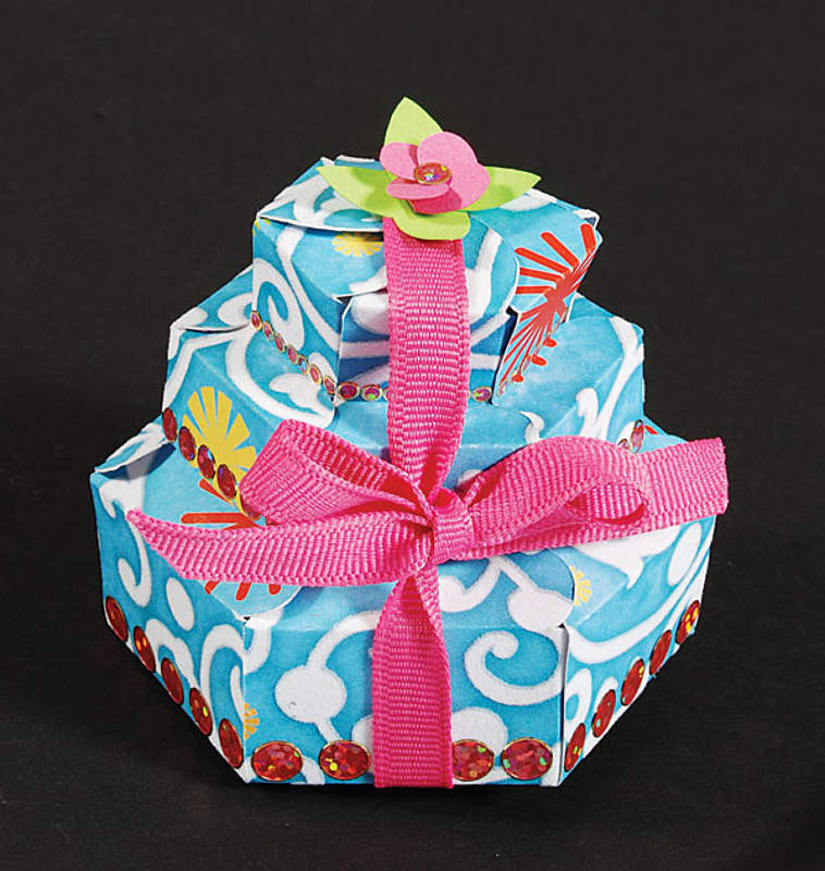 HOTP Template Mini Layered Cake 3-D 7368 Paper Art