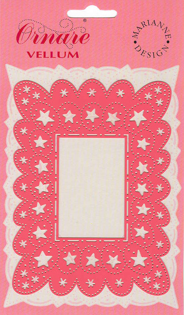 Ornare Vellum Pricking Stencil Template Star Frame