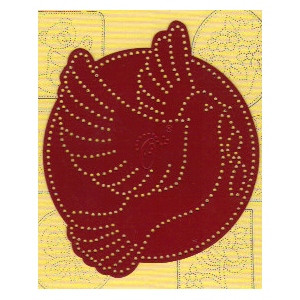 Ornare Pricking Stencil Template Small Dove PR0544