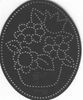 Ornare Pricking Stencil Template mini flowers pm038