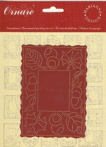 Ornare Pricking Stencil Template Leaves PM016