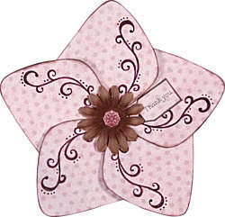 HOTP Template 7340 GIANT STAR CARD Paper Flair 12X12