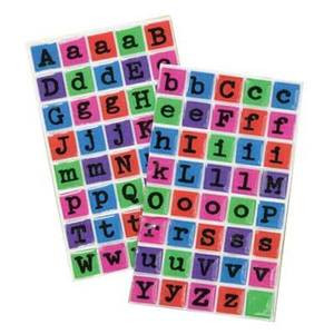 80pc KFD Bright Retro Resin Alphabet 00279