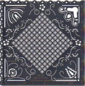 Parchment Craft Perforating Kit Card Making Vellum #123