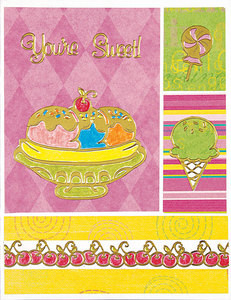 HOTP Dazzles Stickers SWEET TREATS GOLD 2015