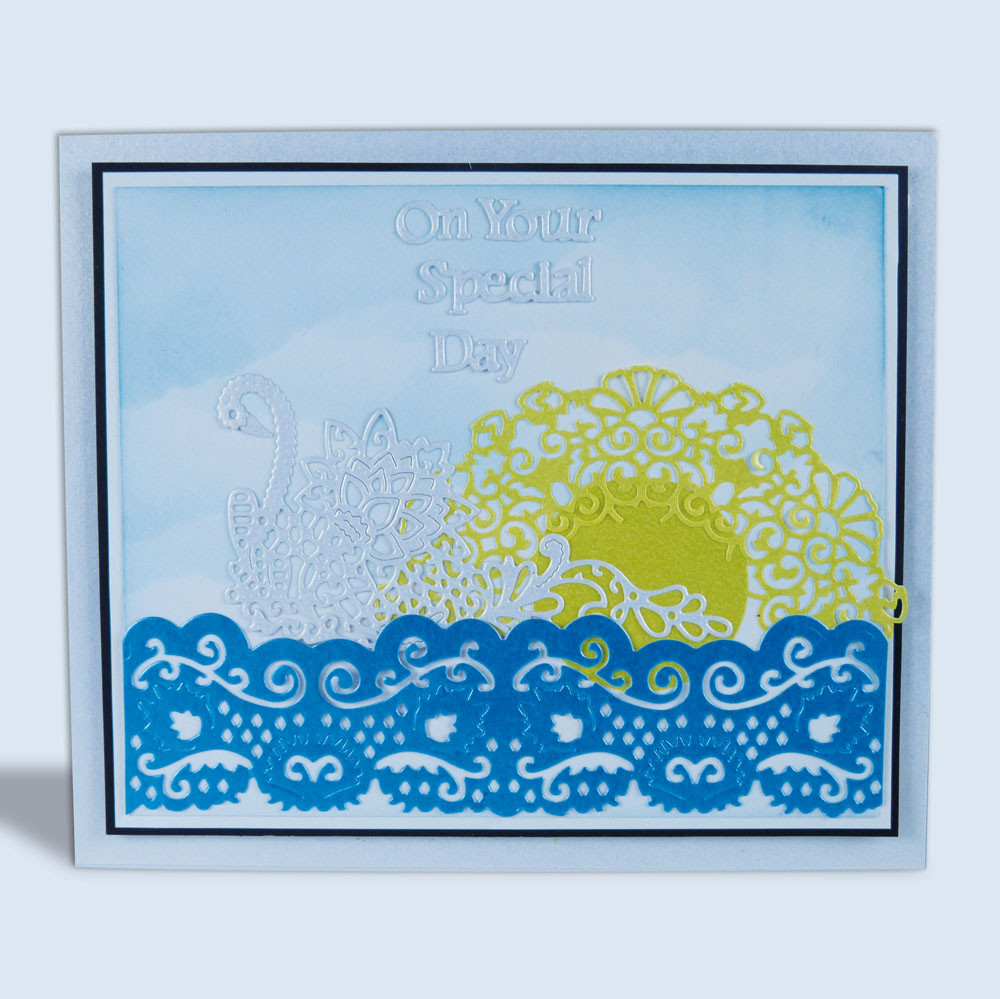 Tattered Lace Florentine Fancy Edges  D223 -- Set of 2 -- Cutting Dies RETIRED