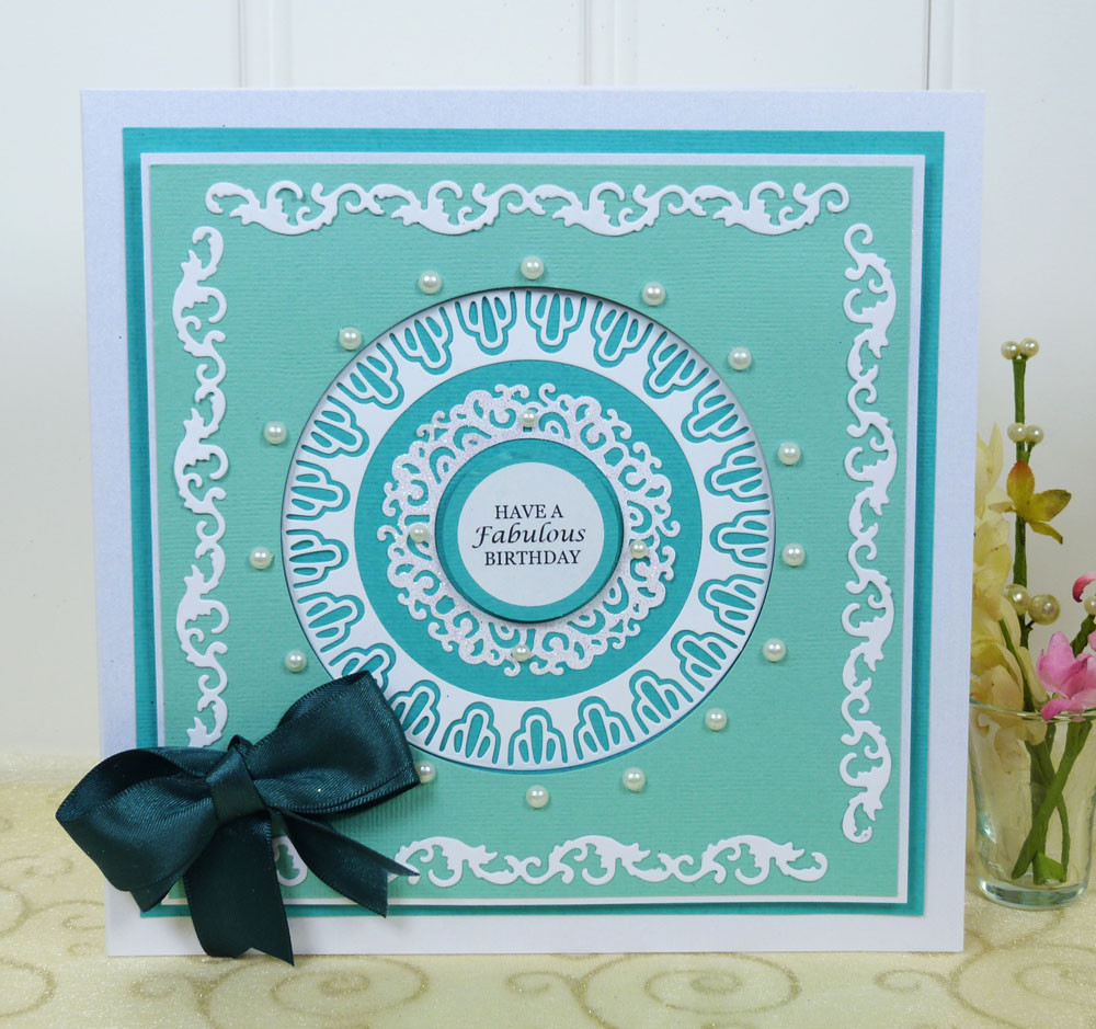 Tattered Lace VIctorian Circle D073 with Flourish Border D068 Cutting Dies RETIRED