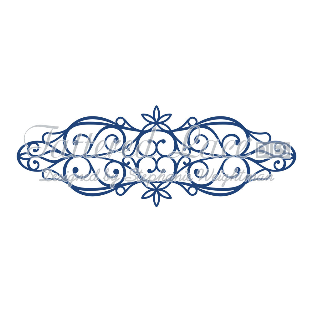 Tattered Lace Thames Border Lace Die Cutting Die D431 Retired