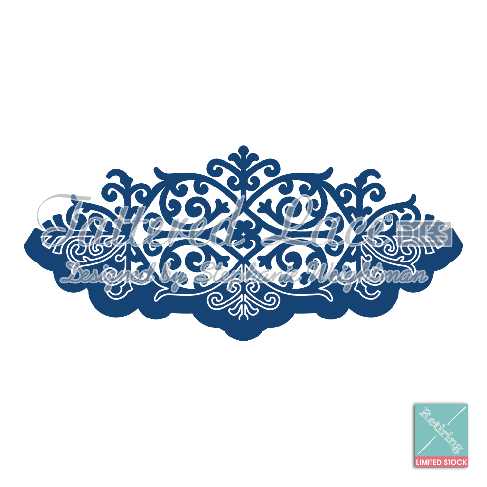 Tattered Lace - Over the Edge Floral Cutting Die D187