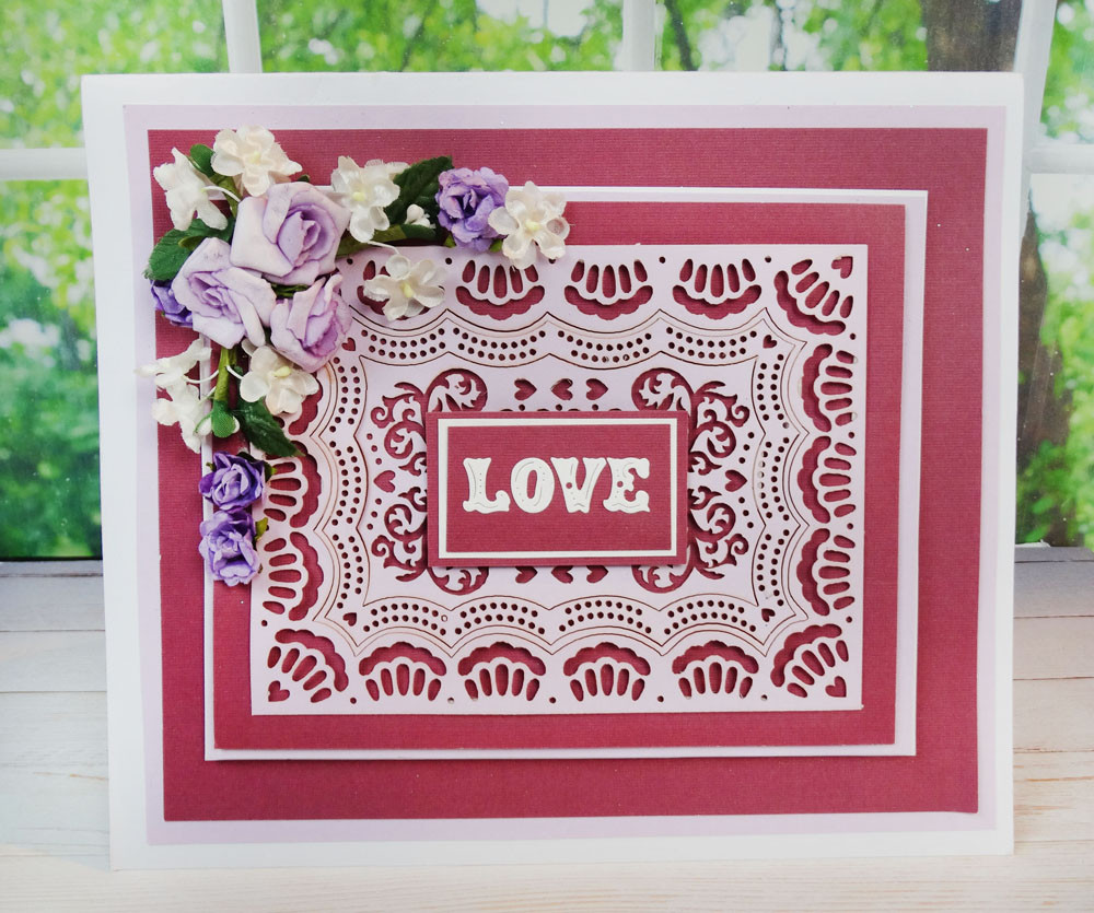 Tattered Lace - Victorian Rectangle 3-in-1 Die - D078 Cutting Die