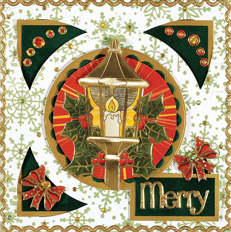 Lomiac Die-Cut Dynamic Circle Green 5.25x5.25" 5pc Cards Card-Making