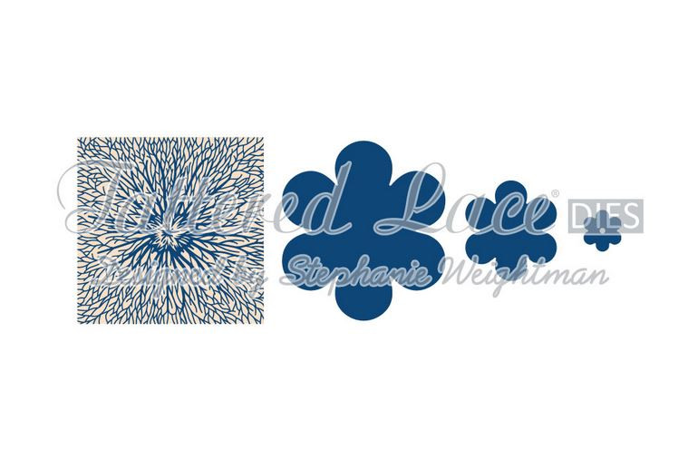 Tattered Lace Trio Die and Folder Set Set01 Rebecca Cut and Emboss 