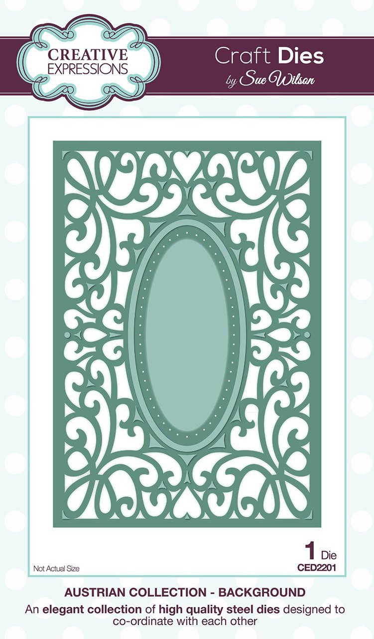 Creative Expressions Craft Dies by Sue Wilson Austrian Collection -- Background