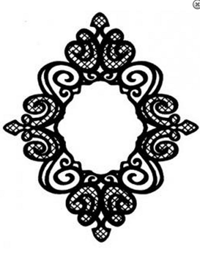 Creative Expressions Pre-Cut Rubber Stamp Sue Wilson UMS564 Fine Finials