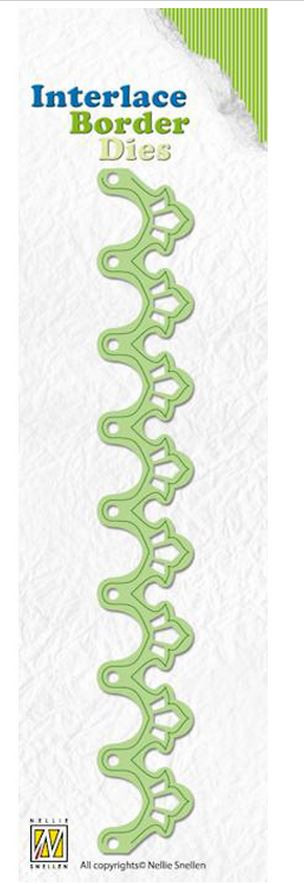 Nellie's Choice Interlace Die -- Crown Cutting Die ILD003