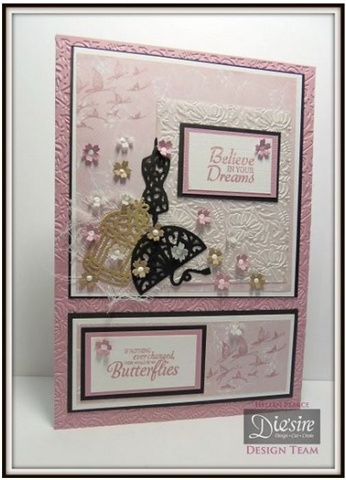 Kimono Magnolia Mannequin Decorative Metal Cutting Dies by Crafter's Companion