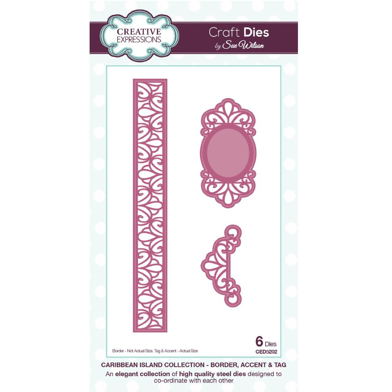CED5202 - CARIBBEAN ISLAND COLLECTION - BORDER, ACCENT & tAG