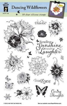 Hot Off The Press - Dancing Wildflowers Stamp Set