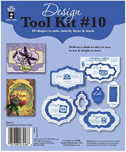 HOTP Design Tool Kit #10 Layered Labels 18 Shapes to Mix Match S...