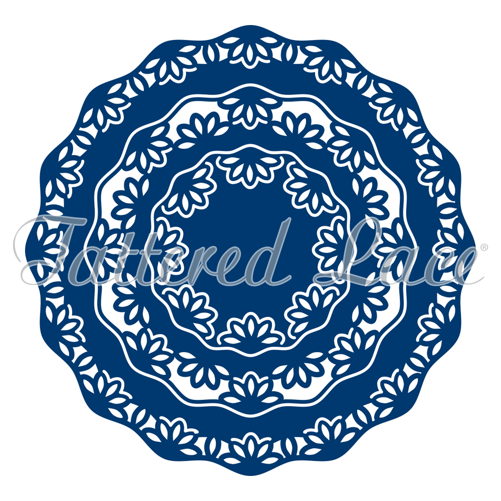 Tattered Lace Severn Decorative Labels Cutting Die D476