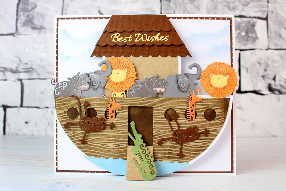 Tattered Lace Ark Elephant Metal Dies - D1093