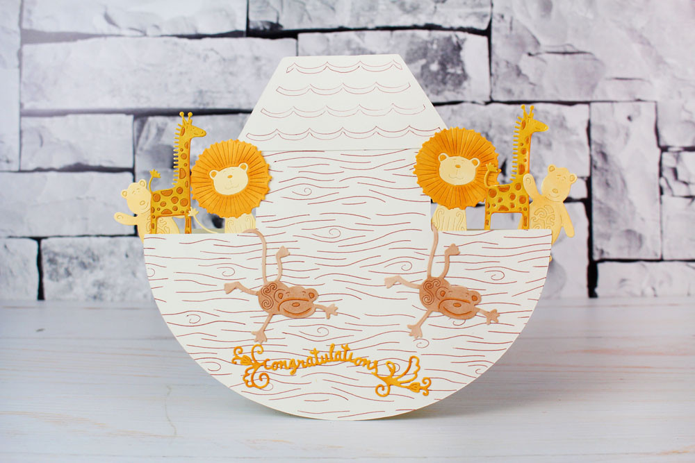 Tattered Lace Ark Hippo Metal Dies - D1115