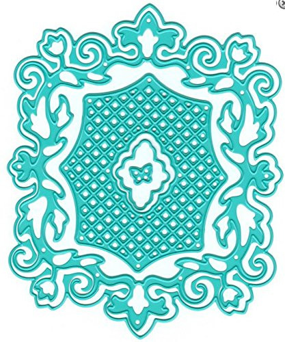 Vintasia Dies Square with Grid 5-Piece Cutting Die Set VIND009