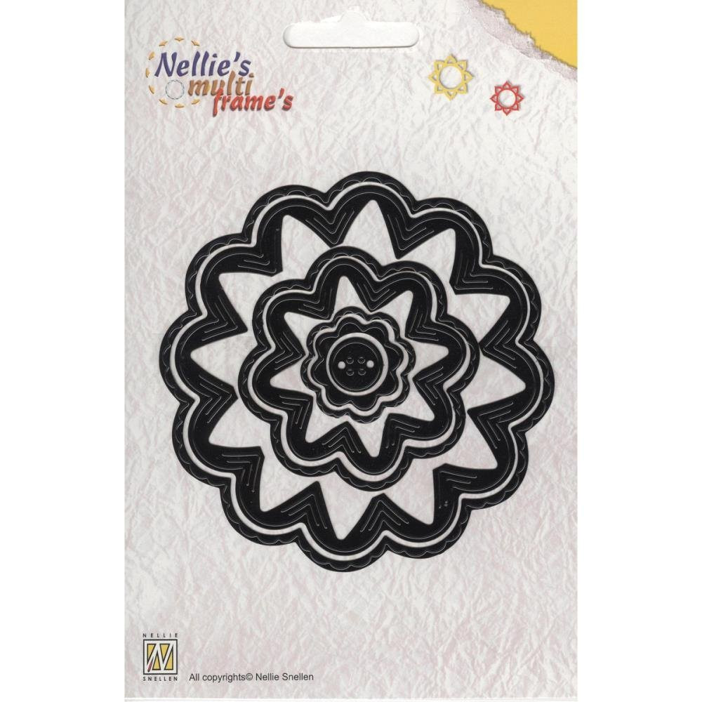 Nellie's Choice Multi Frame Dies - MFD032 Incire Flower Set 2