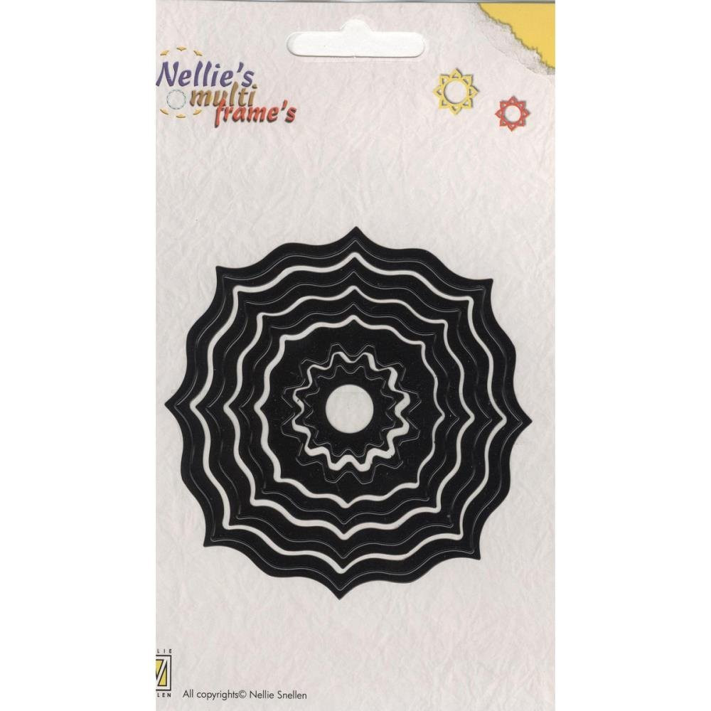 Nellie's Choice Multi Frame Dies- MFD010 Eastern Round Has 5 Nested Dies