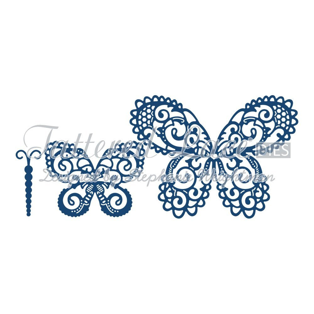 Tattered Lace Dies by Stephanie Weightman  Build a Butterfly Magnificent D654