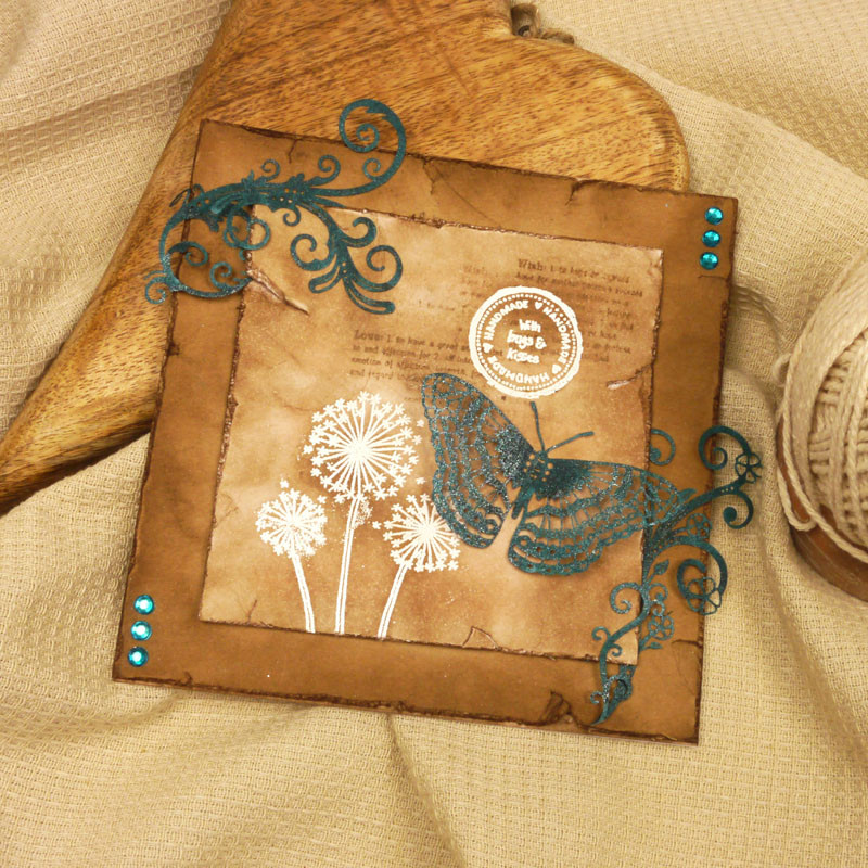 Hunkydory Stylish Silhouettes Wishes on Wings Stamp Set - Floral Wishes