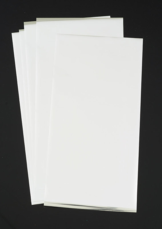 Deco Foil Foil Sheets Silver for Paper & Fabric  - 5 Transfer Sheets - by Thermoweb