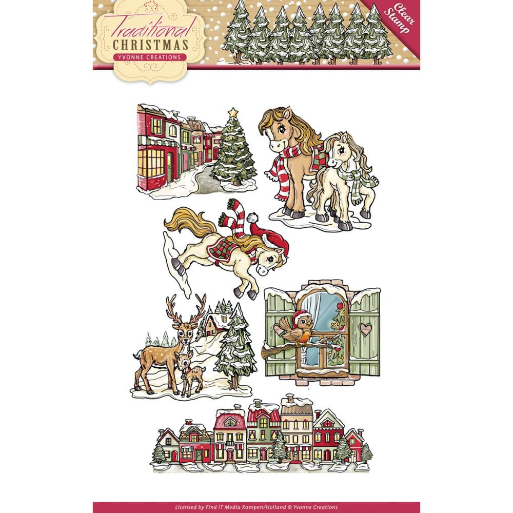 Yvonne Creations Traditional Christmas - Clear Stamps YCCS10021