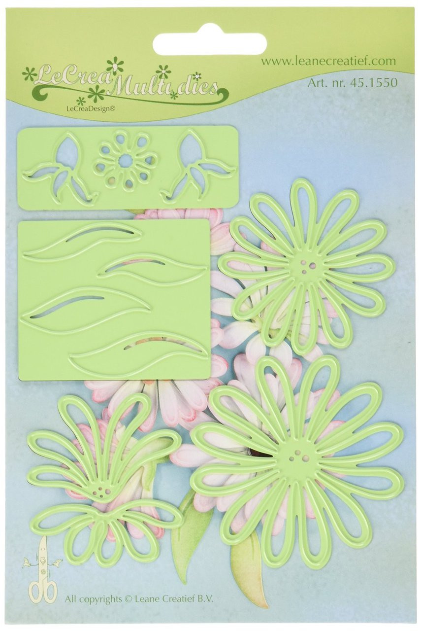 Lea'bilitie Multi Die Flower 9 Chrysant Cut & Embossing Die