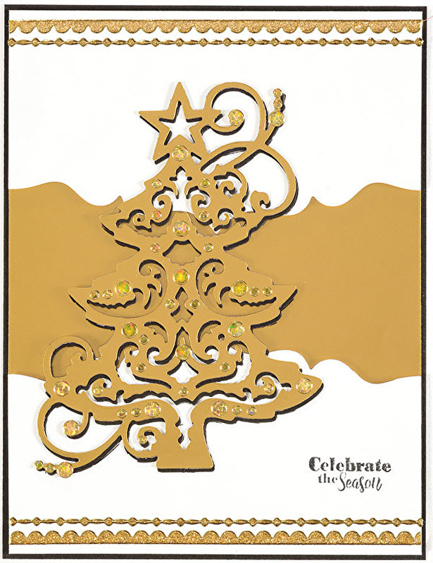 HOTP Christmas Card Flaps Rubber Stamps 1218 Unmounted