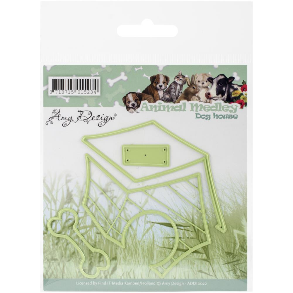  Amy Design Animal Medley Die - Dog House Find It Trading ADD10022