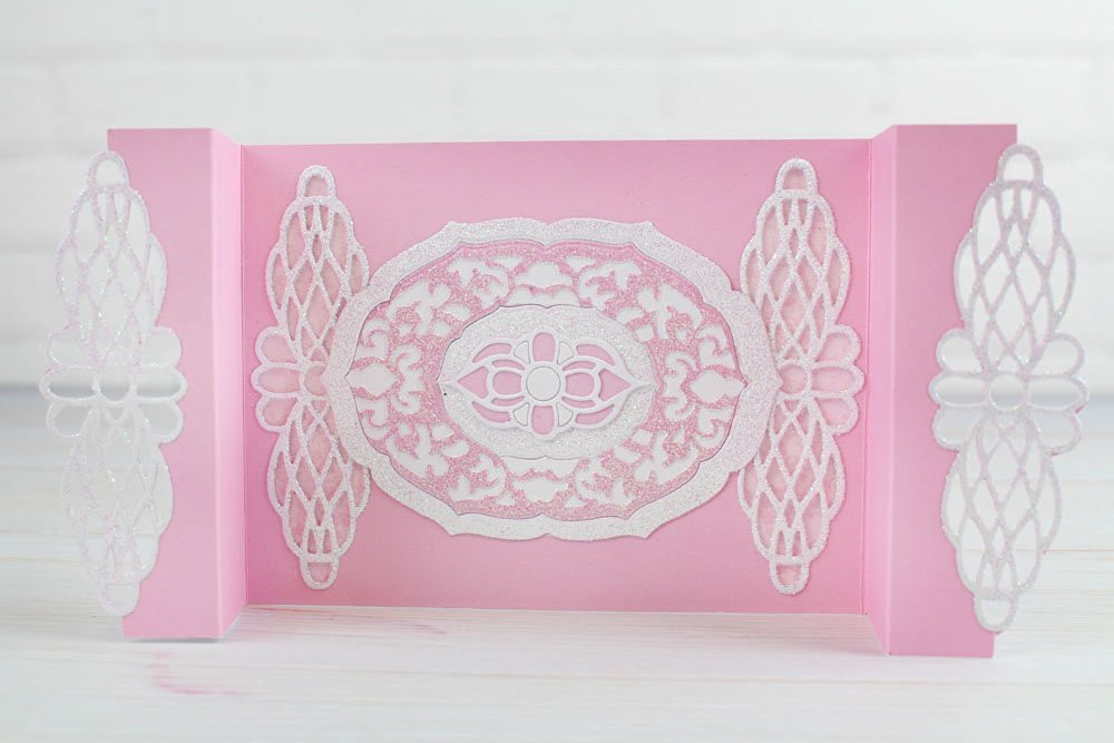 Tattered Lace Flourishes Craft a Card Collection Card Die Set ETL188