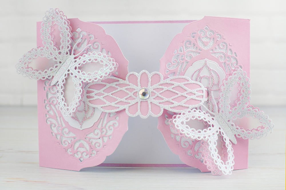 Tattered Lace Flourishes Craft a Card Collection Card Die Set ETL188